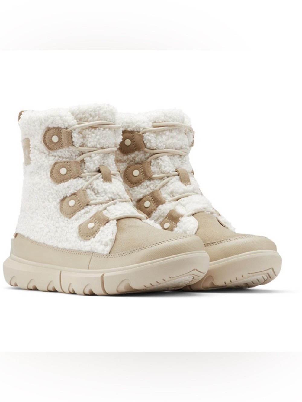 Sorel Cream Sherpa Boots